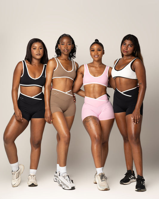 Luxe Criss-Cross Sports Set (Top & Shorts)